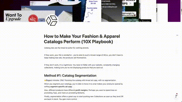 How to Make Your Fashion & Apparel Catalogs Perform 10X Playbook ($24 value)