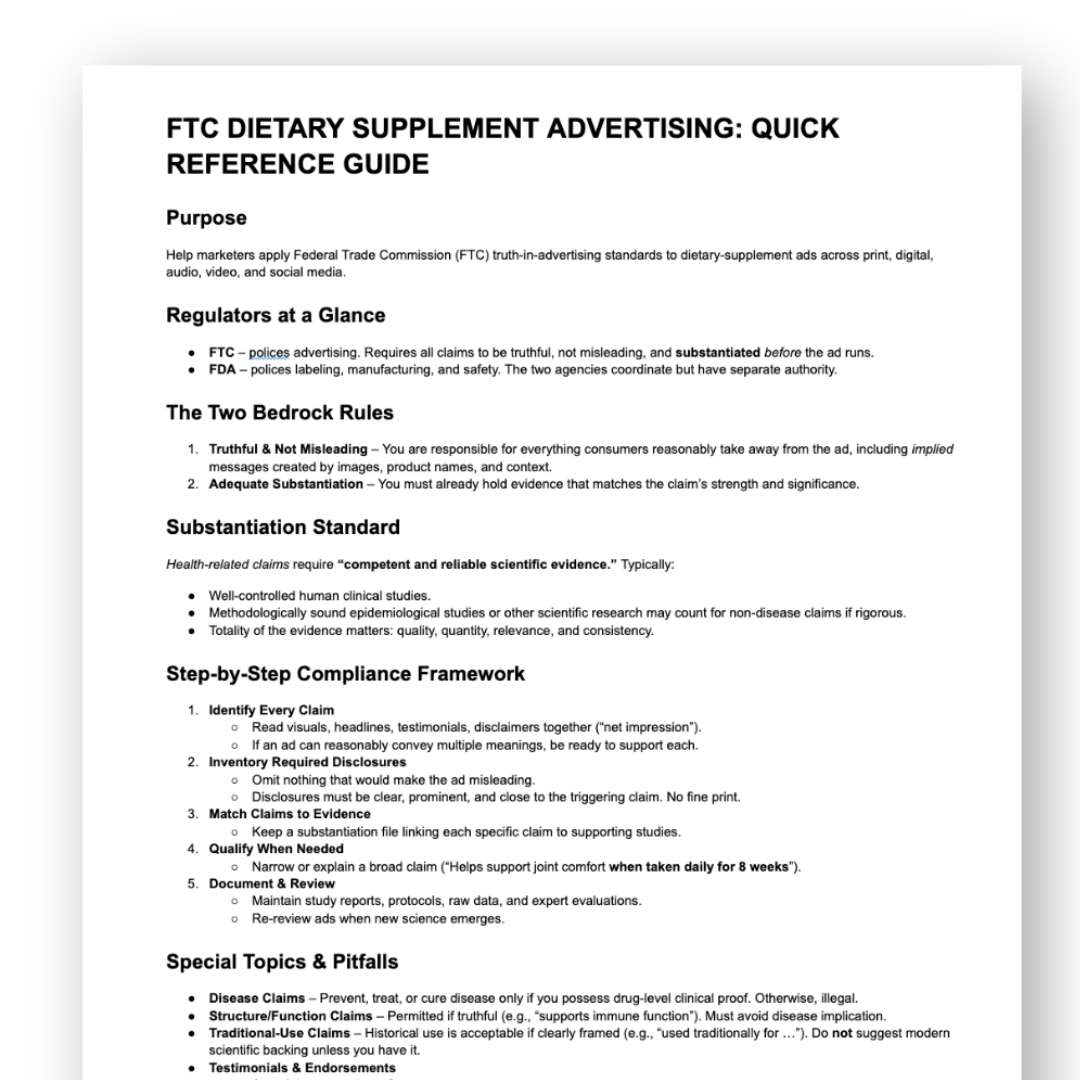 FTC Compliance Guide