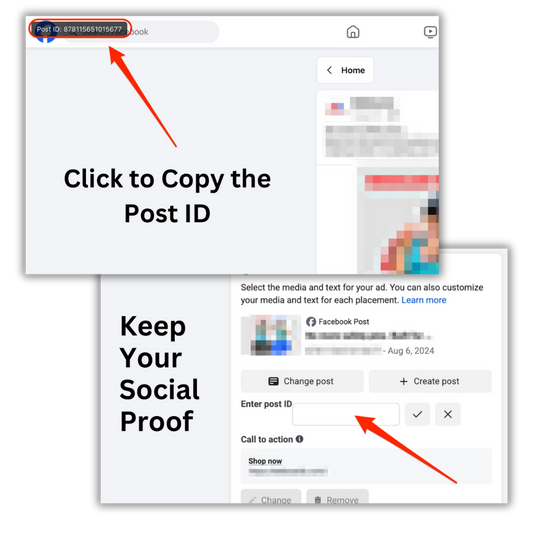 Facebook Post ID Displayer for Existing Posts
