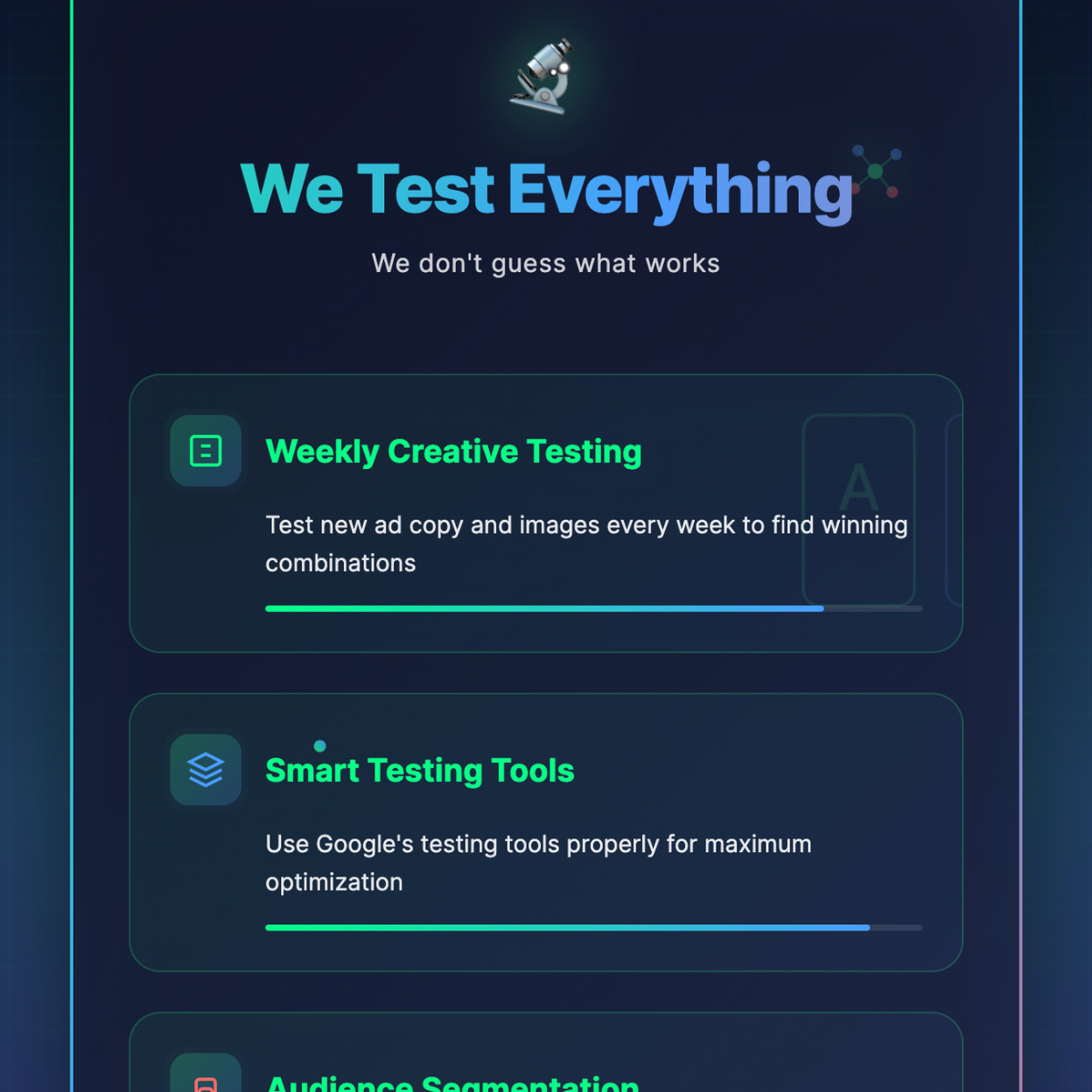 We Test Everything